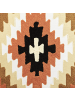 Beliani Dekokissen SERAMPORE in Bunt/Weiß/Schwarz - (W) 50 x (H) 10 x (L) 50 cm