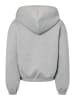 Pieces Hoodie in Light Grey Melange