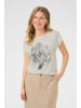 Kaffe T-Shirt kurzarm BPmally Loose fit in Chalk