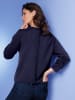 creation L Modal-Mix-Strickjacke in marine