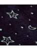 SLOUCHER Kuscheldecke mit Sternenmotiv leuchtet im Dunkeln in grau