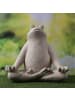 MARELIDA Gartenfigur Yoga Frosch Dekofigur meditierend H: 36cm in natur