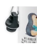 Mr. & Mrs. Panda Sportflasche Pinguin Buch mit Spruch in Weiß