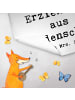 Mr. & Mrs. Panda Gäste Handtuch Erzieherin Leidenschaft mit Spruch in Weiß