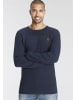 Bruno Banani Rundhalspullover in marine