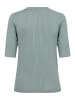 Soaked in Luxury Langarm-Shirt SLSpina Gerade Passform in Silver Blue