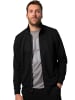 JP1880 Sweatjacke in schwarz