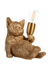 Beliani Tischleuchten ZIPPY in Gold/Messing - (W) 18 x (H) 20 x (L) 25 cm