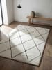 KADIMA DESIGN Teppich Shaggy Berber weich wohnlich Wohnzimmer Schlafzimmer in Schwarz