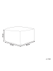Beliani Pouf VISHVI in Blau - (W) 50 x (H) 35 x (L) 50 cm