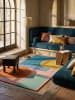 KADIMA DESIGN Teppich Wolle Handgetuftet HALLEIN Abstrakt Wohnzimmer Modern in Multi
