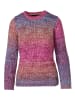 KOROSHI Metallic thread knit women's jersey in bunt