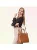 Toscanto Leder Handtasche Toscanto Tasche tan, hellbraun ca. 32cm