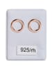 Adeliás Damen Ohrringe – Ohrstecker aus 925 Silber in gold