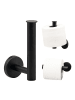 bremermann Toilettenpapierhalter Piazza Black ca. 6 x 15 x 9 cm (B/H/T)