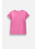 Coccodrillo Baumwoll-T-Shirt mit kurzen Ärmeln in rosa