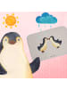 Mr. & Mrs. Panda Badteppich Pinguin Liebe ohne Spruch in Grau Pastell