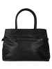 Cluty Handtasche echt Leder in schwarz