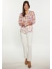 Albee Women Bluse in Creme Mehrfarbig