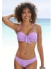 LASCANA Bügel-Bandeau-Bikini-Top in lila
