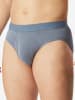 Schiesser Rioslip Rib Essentials in blaugrau