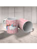 Mr. & Mrs. Panda Kindertasse Einhorn Fliegendes Pferd ohne Spruch in Rot Pastell