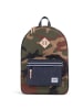 Herschel Heritage 21 - Rucksack 45 cm (amparo blue black) in woodland camo dark denim