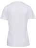 Hummel Hummel T-Shirt Hmlauthentic Multisport Damen Atmungsaktiv Schnelltrocknend in WHITE/TRUE BLUE