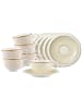 Villeroy & Boch 6er Set Kaffee-/Teetassen mit Untertassen Ivoire 120 ml in weiß-gold