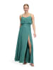 Vera Mont Abendkleid mit Volant in Bright Eucalyptus