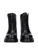 Off-White Schwarz Leder Knöchel Stiefel