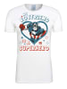 Logoshirt T-Shirt Marvel - Captain America - Boyfriend in altweiss