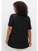 sheego T-Shirt in schwarz