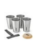 Black+Blum BLACK+BLUM | Becher-Set, TO-GO LUNCH, edelstahl, 4er Set
