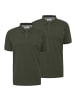 S. Oliver Poloshirts 2er Pack in Olive