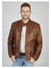 Bugatti Lederjacke BUALBERTO in Cognac