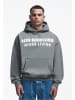 2Y Studios 2Y Studios Herren 2Y Less Scrolling Oversize Hoodie in washed grey
