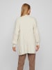 Vila Strickjacke Lang Ripp Basic Cardigan VITYCIA in Natur