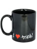 United Labels Sesamstraße Tasse Oskar aus der Tonne - I Love Trash  320 ml in schwarz