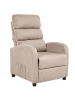Beliani Fernsehsessel OTUS in Beige/Schwarz - (W) 67 x (H) 75 x (L) 89 cm