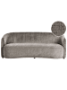 Beliani 3-Sitzer Sofa ROSET in Braun - (W) 202 x (H) 76 x (L) 92 cm