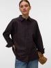 Vero Moda Popelin Hemd in Chocolate Torte