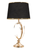 Mauro Ferretti Tischlampe aus goldenem Metall, Ø 36 x 65 cm