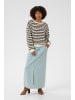 Cream Strickpullover CRPoppi Loose fit in Salt Pepper Stripe