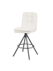 DUBI Möbel 2er-Set: Barhocker Tayo in Creme - (B)46 x (H)106 x  (T)57 cm