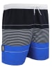 GUGGEN MOUNTAIN Badeshorts Herren – Badehose Bilddruck in Blau