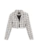 faina Women Jacket in white black