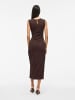 Vila Maxikleid in Coffee Bean