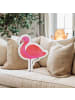 Mr. & Mrs. Panda Kuschelkissen Flamingo Classic ohne Spruch in Weiß