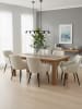 SONGMICS 6er-Set: Esszimmerstuhl in Beige - (B)60 x (H)85 x (T)62.5 cm
